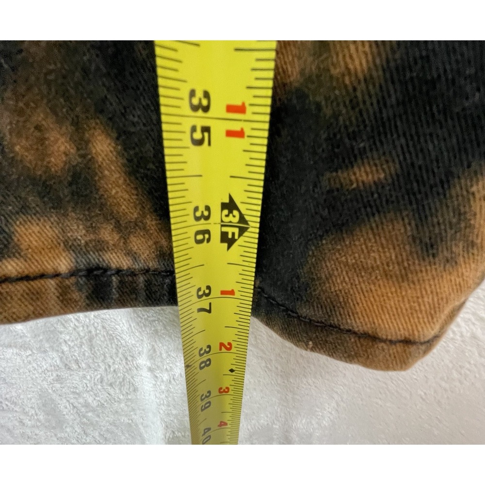 Levis Men 513 Black Jeans 28/30 Custom Bleached See photos of Actual Measurement - Picture 3 of 14